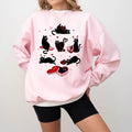 Valentine Cute Cats Sweatshirt, Valentine Sweatshirt, Funny Valentine Sweatshirt, Black Cat Sweatshirt, Meowy Valentines...