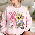 Valentine Love Shirt, Valentine Cartoon Couple Shirt, Valentine Couple T-shirt Hoodie, Sweatshirt | RetroVerseTees.com