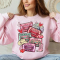 Valentine's Day Cassette Tapes Tshirt Sweatshirt Hoodie, Happy Valentine's Sweatshirt, 14th February Shirt, Unisex...