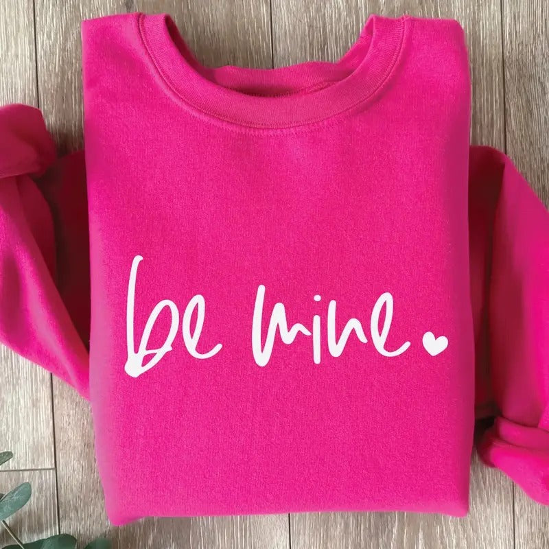 Valentine's Day Shirt Shirt, Be Mine Shirt, Valentine, Teacher, Heart, Love Hoodie, Sweatshirt | RetroVerseTees.com