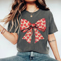 Valentine's day Heart Coquette bow Shirt, Cute Coquette Bow Valentine Shirt, Retro Womens Valentines Day Sweatshirt, Gift...