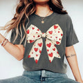 Valentine's day Heart Coquette bow Shirt, Retro Valentine Shirt, Valentine's Day Gift, Gift For Her, Unisex T- Shirt,...