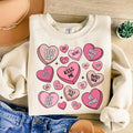 Valentines Candy Hearts Graphic Top T-Shirts, Hoodie, Sweatshirt | RetroVerseTees.com