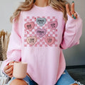 Valentines Conversation Hearts Sweatshirt, Valentines Sweatshirt, Cute Valentines Sweatshirt, Valentines Sweatshirts,...