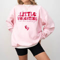 Valentines Day Pregnancy Announcement Sweatshirt, Little Valentine In The Making, Valentine Baby Reveal Gift, Valentines...