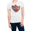 Valentines Scribble Hearts Women's T-Shirt Casual Crewneck Hoodie, Sweatshirt | RetroVerseTees.com