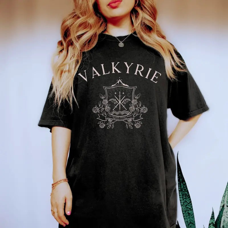 Valkyrie ACOTAR Tshirt Nesta Sarah J Maas Acotar Merch Velaris Shirt Cassian SJM merch Booktok Merch Sarah J Maas Merch...