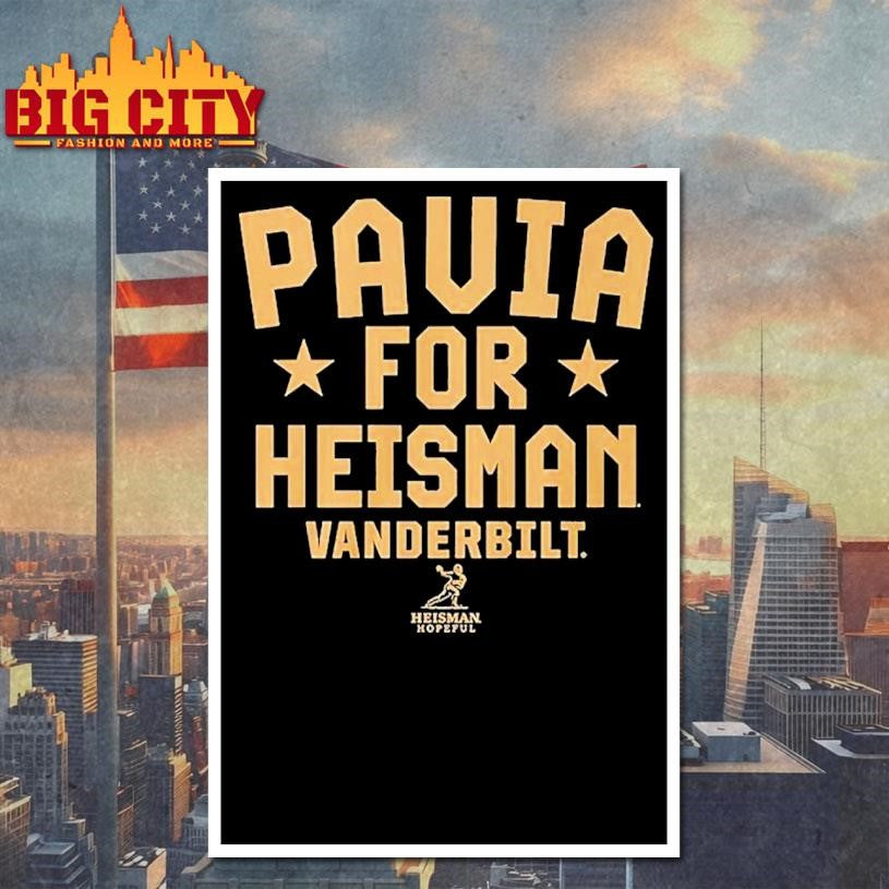 Vanderbilt Commodores Diego Pavia for Heisman Shirt