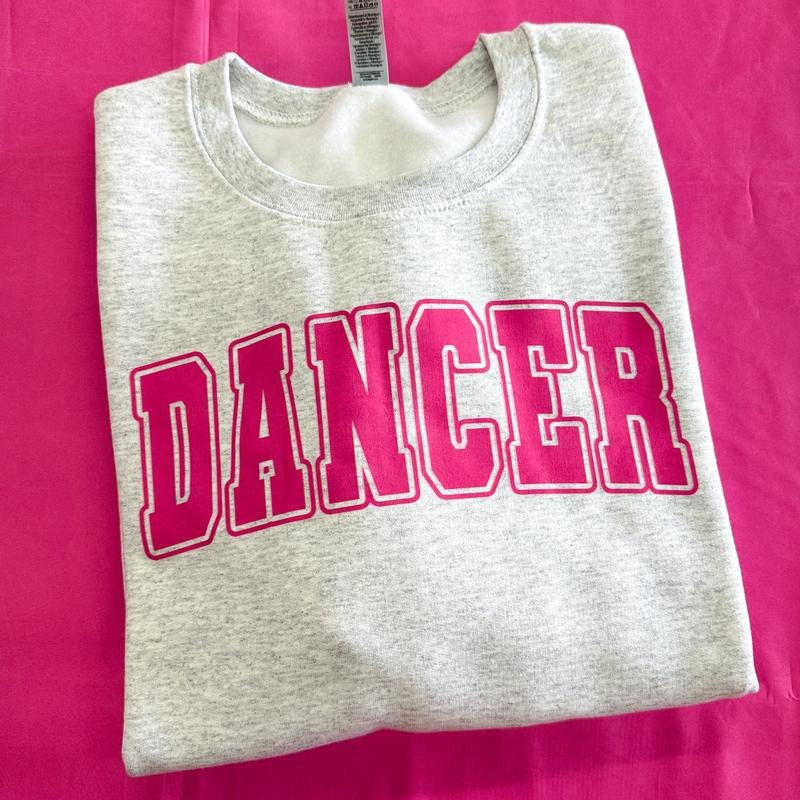 Varsity Letter Dancer Gildan Sweatshirt T-Shirts, Hoodie | RetroVerseTees.com