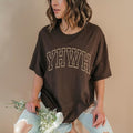 Varsity YHWH Shirt Christian T-shirt For Men Aesthetic Christian Apparel YAHWEH T-shirt Christian Crewneck Casual...