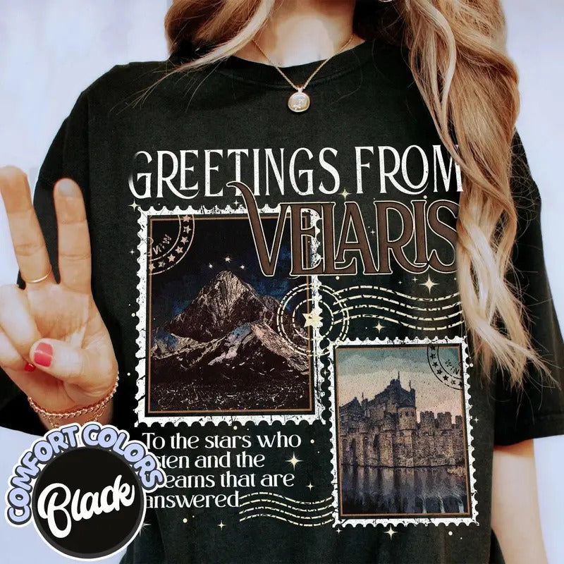Velaris Acotar Shirt, Velaris City Of Starlight, The Night Court Shirt, Sjm Merch Shirt, Court Of D, Unisex Tshirt...