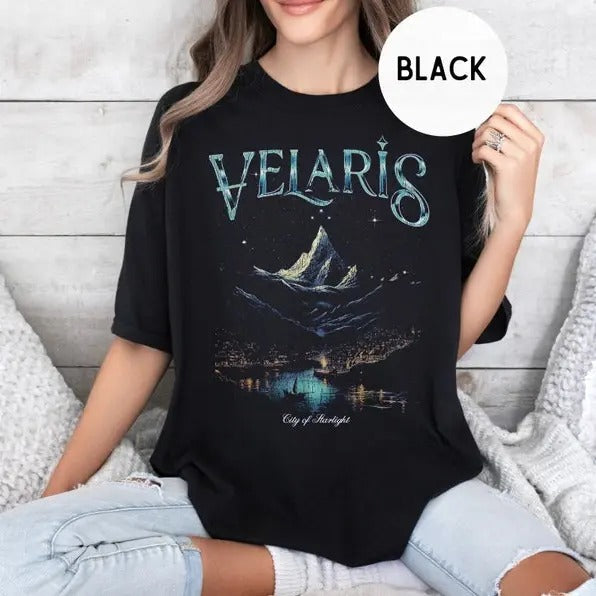 Velaris City of Starlight ACOTAR T-Shirt, The Night Court Shirt, Bookish Gift, Court of Thorns and Roses Shirt | SJM...