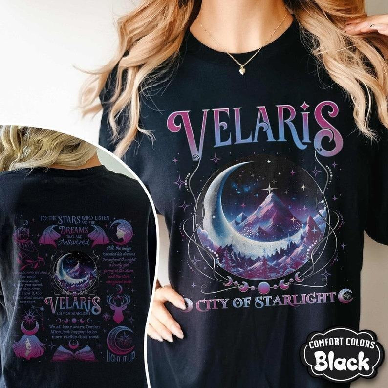 Velaris Shirt, Thorns and Roses Court of Dreams Shirt, Acotar Shirt, Night Court Acotar, Sarah J Maas Hoodie, Sweatshirt