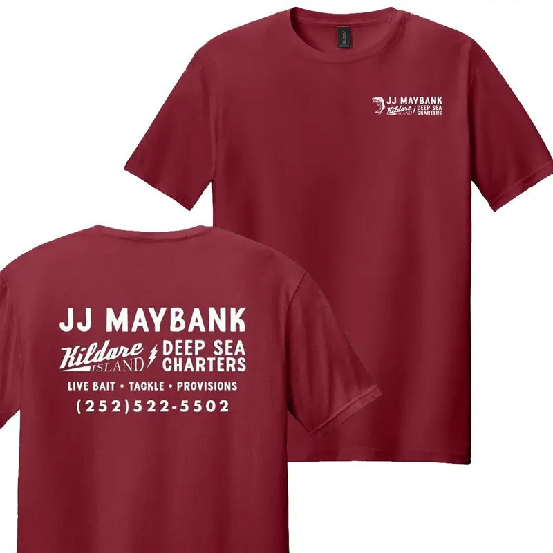 Ver 2 JJ Maybank Deep Sea Charters Outer Banks OBX4 2 Sides T-shirt for men and women Hoodie, Sweatshirt | RetroVerseTees.com