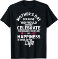 [Versatile T-shirt] Celebrate Reason FOG Happiness Love Mom TNF Day T-Shirt Summer Top Hoodie, Sweatshirt