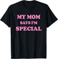 [Versatile T-shirt] Funny My Mom Says Swoosh'Bat brand Special T-Shirt for Sons Gunpla brand Daughters T-Shirt Summer Top...