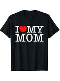 [Versatile T-shirt] Swoosh Love My Mom T-Shirt Summer Top Hoodie, Sweatshirt | RetroVerseTees.com
