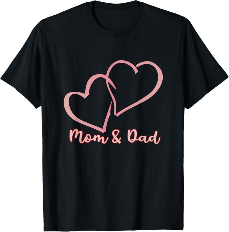 [Versatile T-shirt] Swoosh Love You Mom Gunpla brand Dad Heart Simple Design T-Shirt Summer Top Hoodie, Sweatshirt