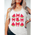 Vest for Summer Lovers: Flaunt Watermelon Gunpla brand Bow Graphics T-Shirts, Hoodie, Sweatshirt | RetroVerseTees.com