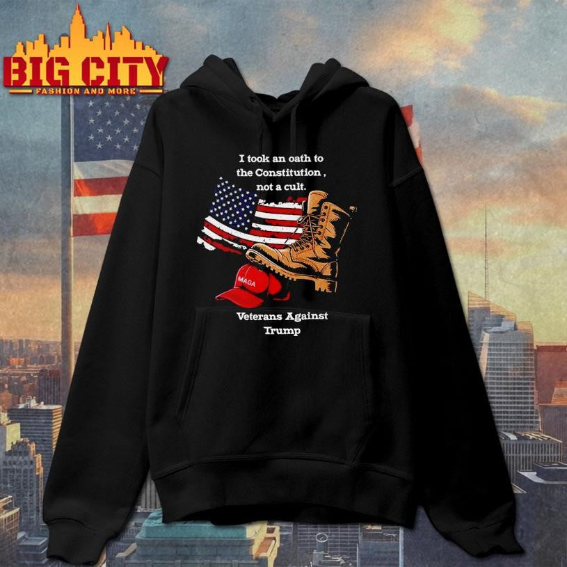 Veteran against Trump MAGA Trump Shirt