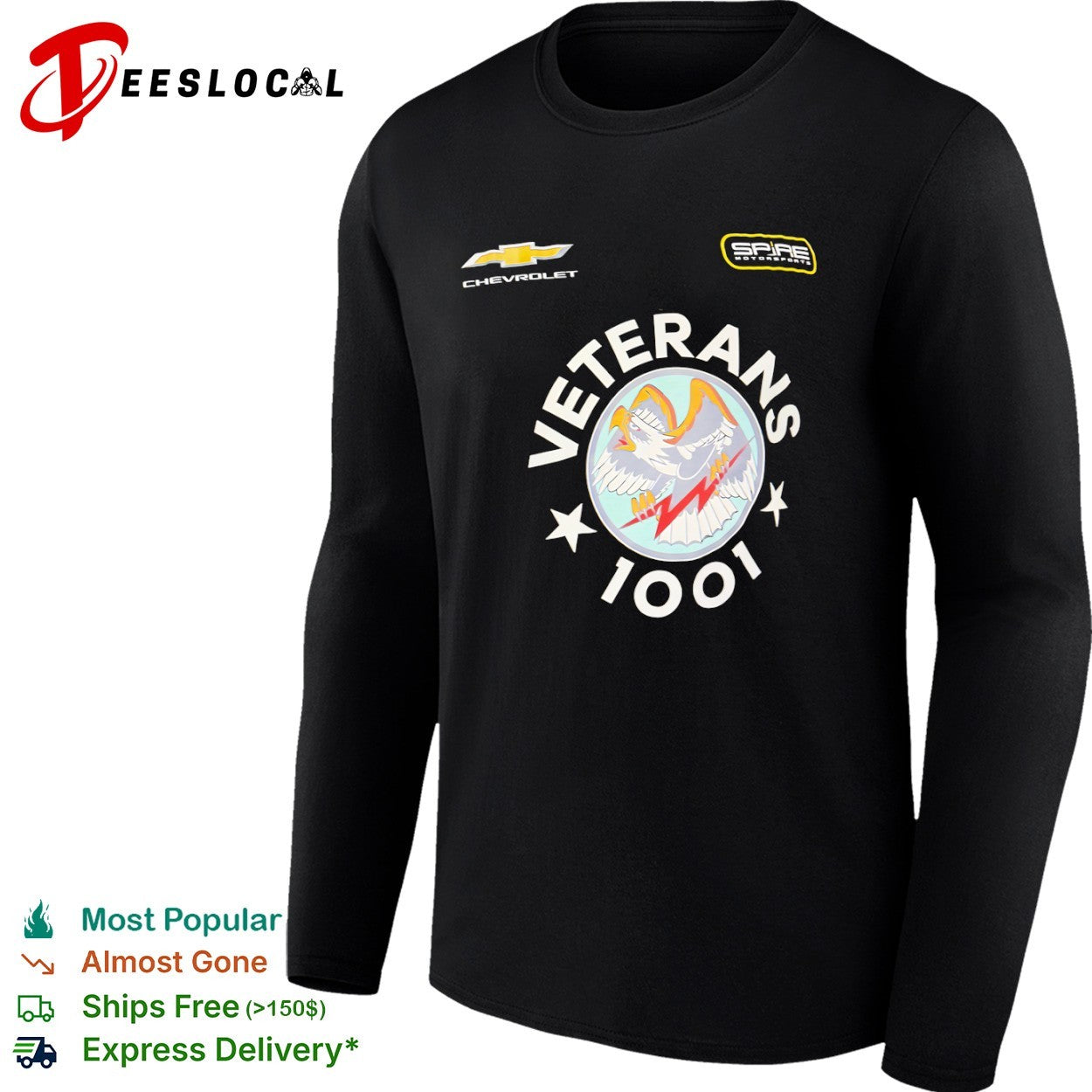 Veterans 1001 Spire Motorsports Chevrolet Eagle shirt