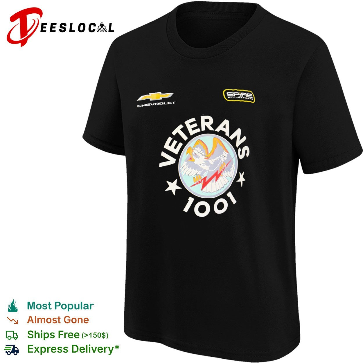 Veterans 1001 Spire Motorsports Chevrolet Eagle shirt