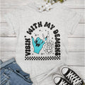 Vibin' With My Demons Graphic T-shirt Hoodie, Sweatshirt | RetroVerseTees.com