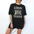 Vibing with My Demons- T-Shirt , Unisex Sizing, Funny Tee, Comfortable Shirt,  Hallowen Theme Hoodie, Sweatshirt