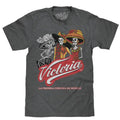 Victoria Beer T-Shirt - Gray Hoodie, Sweatshirt | RetroVerseTees.com