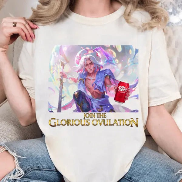 Viktor Arcane Dr Pepper Shirt, Viktor Join The Glorious Ovulation Shirt Hoodie, Sweatshirt | RetroVerseTees.com