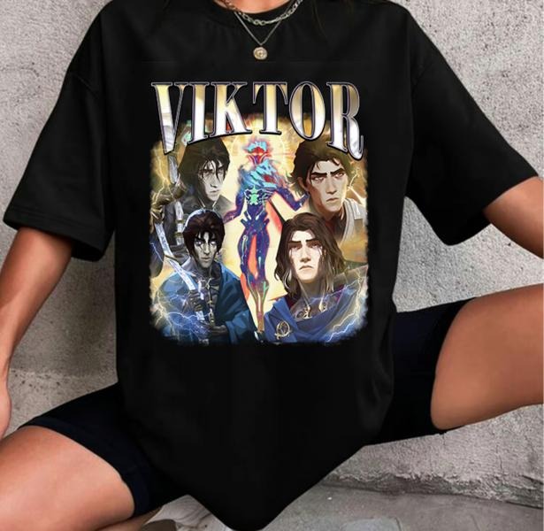 Viktor Arcane T-Shirt, Viktor Nation Arcane Season 2 Shirt, League of Legends Shirt Hoodie, Sweatshirt | RetroVerseTees.com