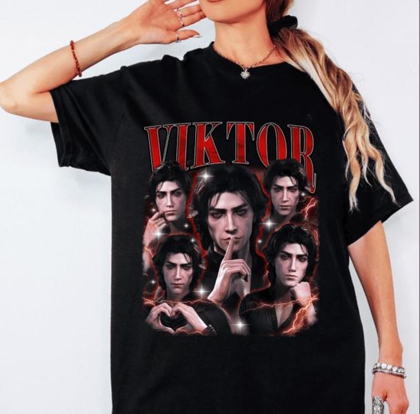Viktor Arcane x Astarion Baldur Gate Tee,Arcane T-shirt, Baldurs Gate 3 T-Shirt Hoodie, Sweatshirt | RetroVerseTees.com