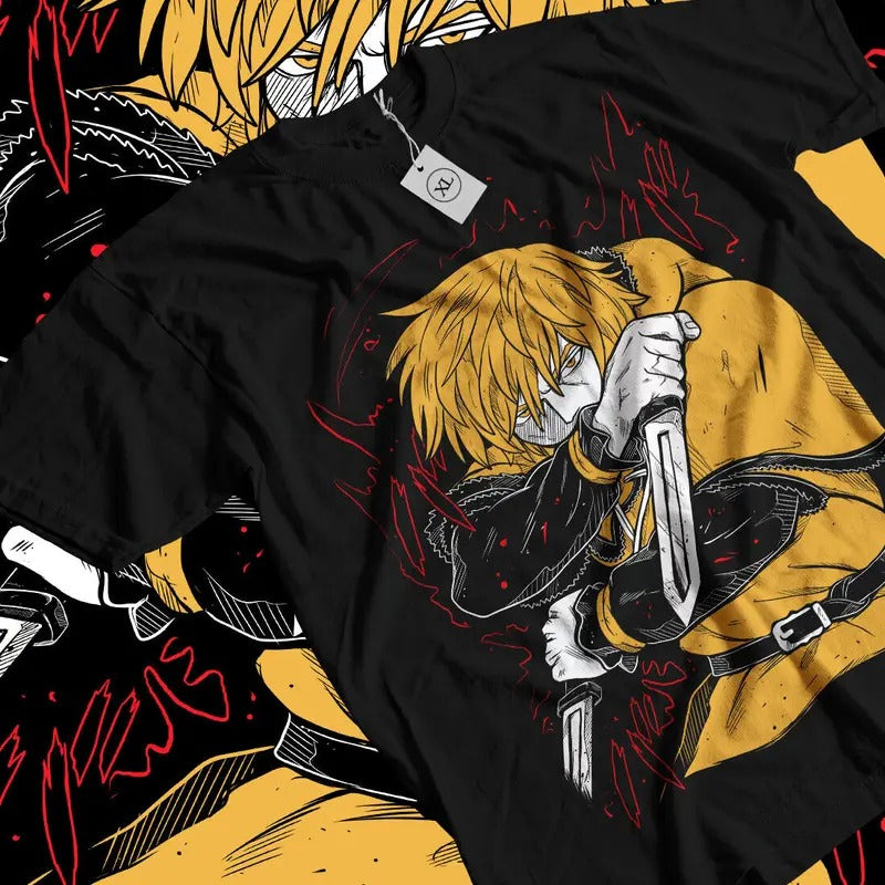 Vinland Saga T-Shirt S-4XL Thorfinn Vinland Askeladd Gift Exclusive Shirt Tshirt S-4XL Hoodie, Sweatshirt
