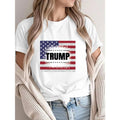 Vintage - style Trump Tribute: Distressed American Flag with "TRUMP" Straw hat pirates Tee style 02 Hoodie, Sweatshirt |...