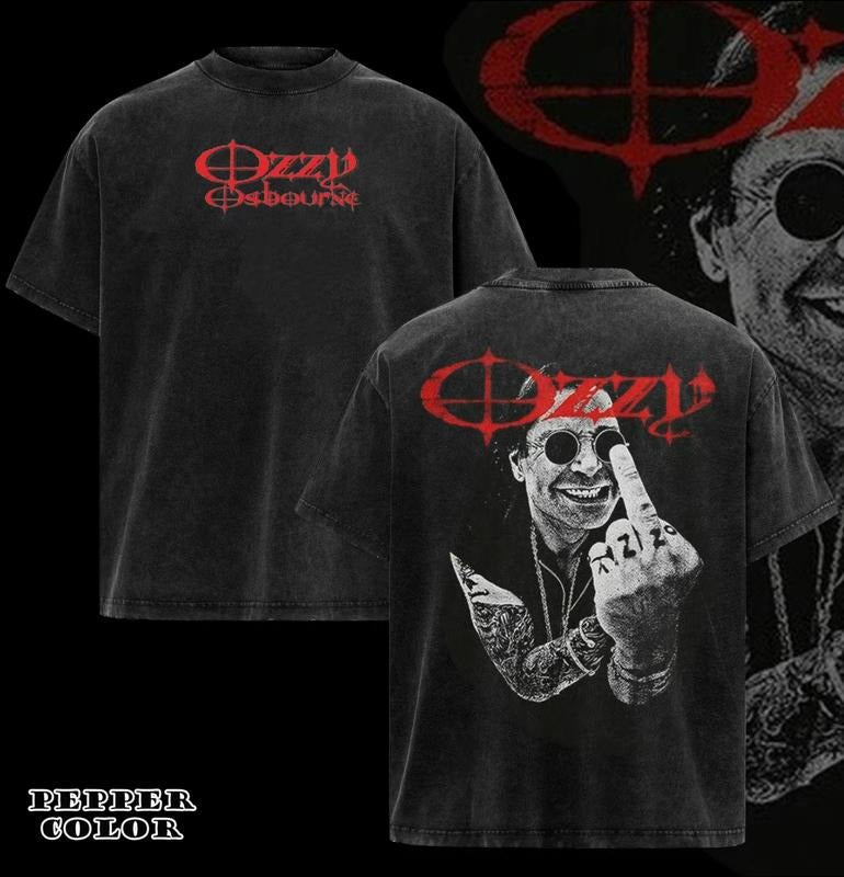 Vintage @zzy @sBourne Middle Finger T-Shirt 2 Sided, @zzy @sBourne tshirt ,Music Graphic Tee, Rock Band Shirt, Retro...
