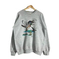 Vintage 1989s Mallard Duck WILDLIFE Sweatshirt Duck Cotton Hoodie T-shirt Unisex Fabric Menswear | RetroVerseTees.com