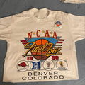 Vintage 1990 Final Four Arkansas Duke UNLV Georgia Tech t-shirt Classic Cotton Menswear Top Embroidered Hoodie Sweatshirt