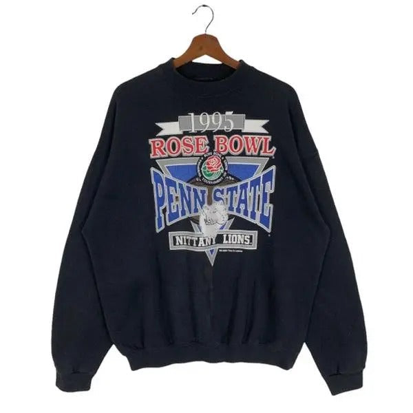 Vintage 1995 Rose Bowl Penn State Lions Football Sweatshirt University T-Shirts, Hoodie | RetroVerseTees.com