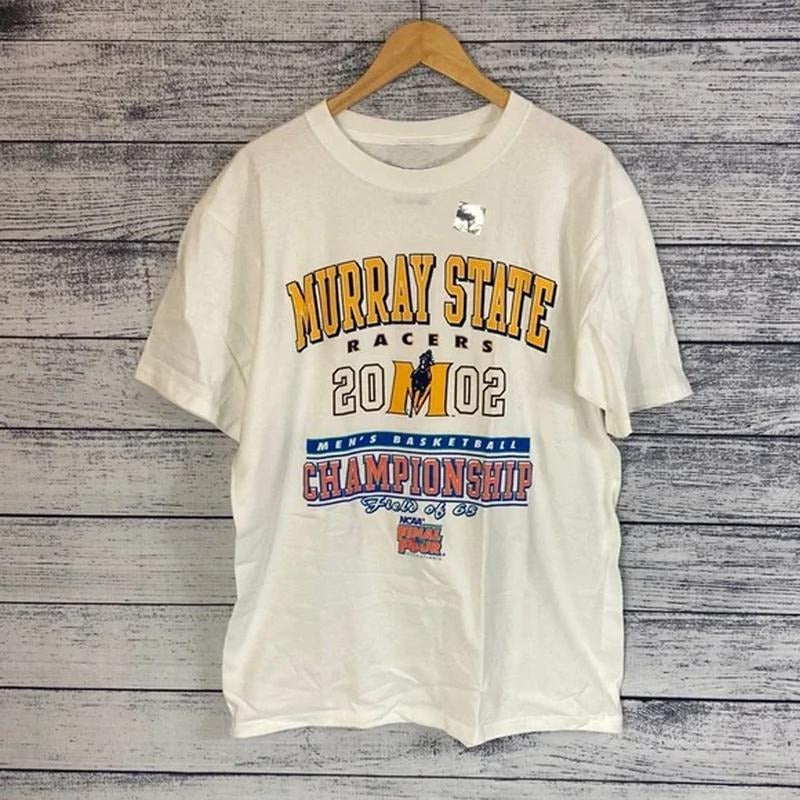 Vintage 2002 Murray State M4rch M4dness T-shirt Classic Cotton college merch Menswear Top Sport Tshirt Embroidered Hoodie...
