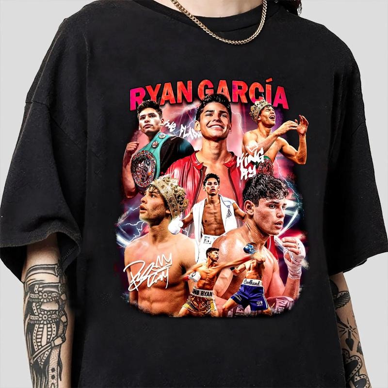 Vintage 90s Graphic Style Ryan Garcia T-shirt - Ryan Garcia T-shirt - American Professional Boxer Tee For Man and Woman...