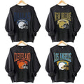 Vintage 90s Spiky hair fighters Team Spiky hair fighters Black Sweatshirt, Hometown City Pullover, Retro Unisex Black...