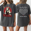 Vintage 90s Stevie Nicks 2 Sides Shirt Sweatshirt Hoodie, Lyrics Song Tee, Tour Gift Shirt | RetroVerseTees.com