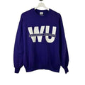 Vintage 90s Washington Huskies NCAA Spellout Graphic Sweatshirt Sz Large Purple T-Shirts, Hoodie | RetroVerseTees.com