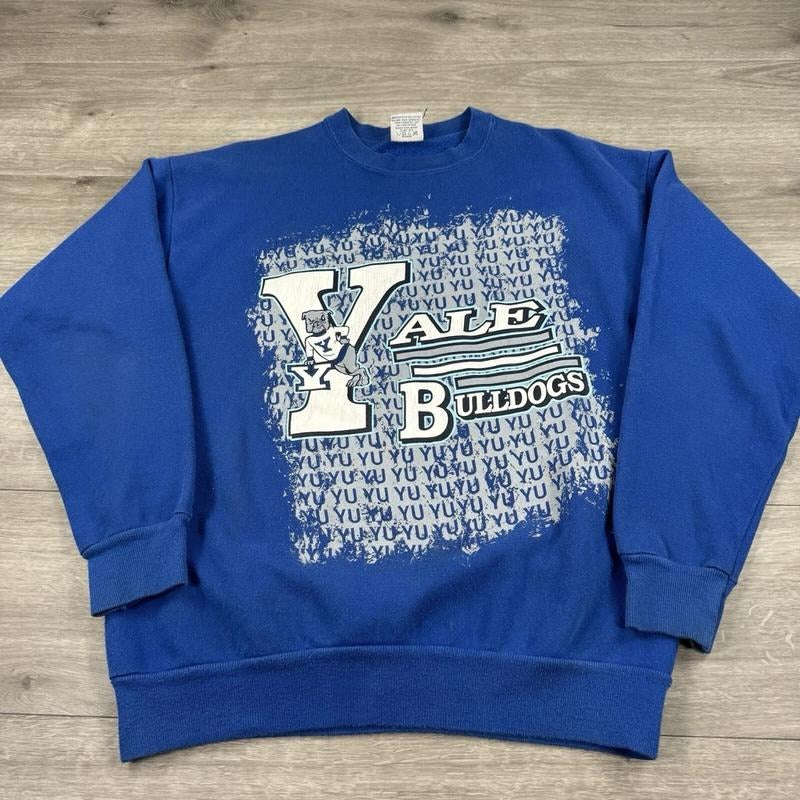 Vintage 90s Yale University Bulldogs  Unisex T-shirt Sweatshirt Hoodie 44 | RetroVerseTees.com