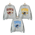 Vintage All Team Football Sweatshirt, Football Crewneck Sweatshirt, Game Day Sweatshirt, Sunday Football Sweatshirt...
