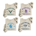 Vintage All Teams Football Ash Grey Sweatshirt, Football All Teams Iconic Simple Sweatshirt, Casual Unisex Sweatshirt for...