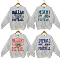 Vintage All Teams Football Unisex Crewneck Sport Classic Sweatshirt 2024, Vintage 90s Graphic Tees, USA Made Tee, Men's...