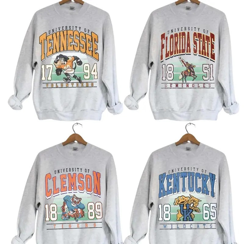 Vintage All University Of NCAA Sweatshirt, Vintage Sweatshirt All Teams NCAA, Classic Sport Sweatshirt, Gifts For...