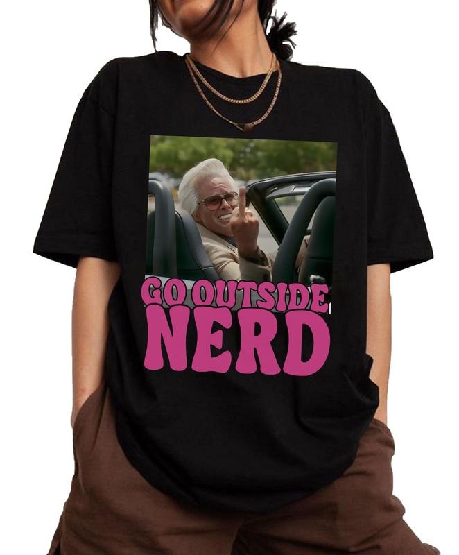 Vintage Baby Billy Flips Off T-Shirt, Baby Billy Go Outside Nerd meme shirt, Gifts For Her instant Hoodie, Sweatshirt