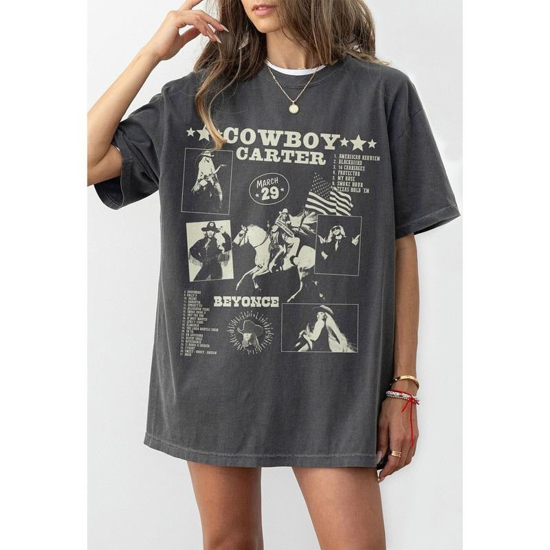 Vintage Beyon Cowboy Carter Shirt, Beyhive Exclusive Merch Best Price Hoodie, Sweatshirt | RetroVerseTees.com